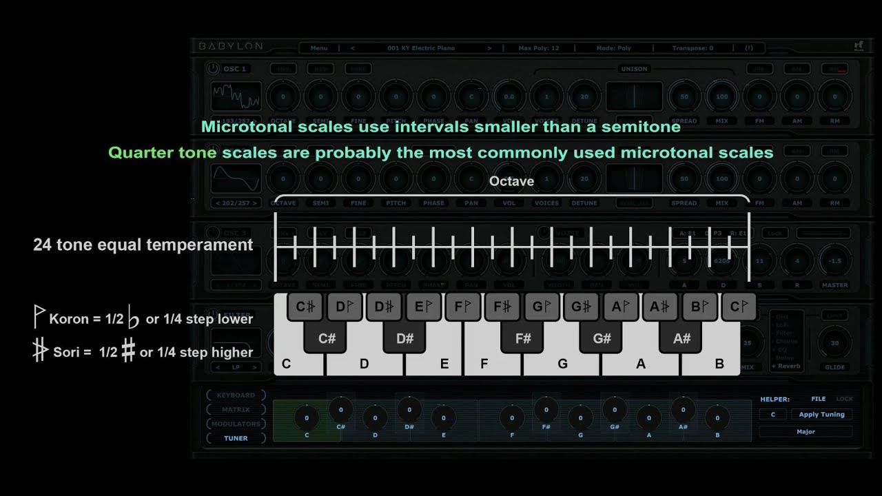 microtonal synthesizer